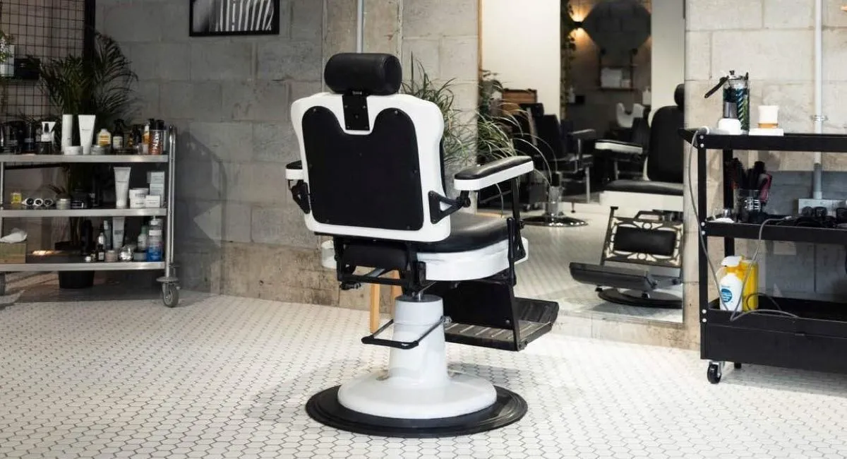 modern barber chair